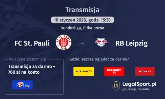 FC St. Pauli - RB Leipzig gdzie oglądać? (10.01)