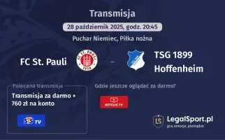 FC St. Pauli - TSG 1899 Hoffenheim gdzie oglądać?