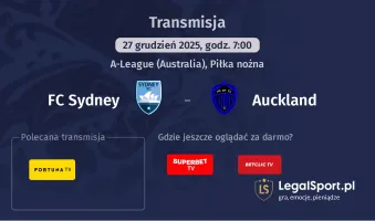 FC Sydney - Auckland gdzie oglądać? (27.12)