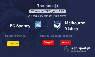 FC Sydney - Melbourne Victory gdzie oglądać? (07.03)