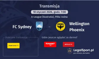FC Sydney - Wellington Phoenix gdzie oglądać? (18.01)