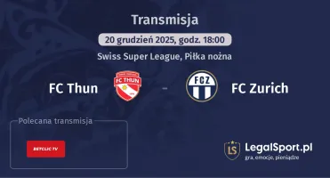 FC Thun - FC Zurich gdzie oglądać? (20.12)