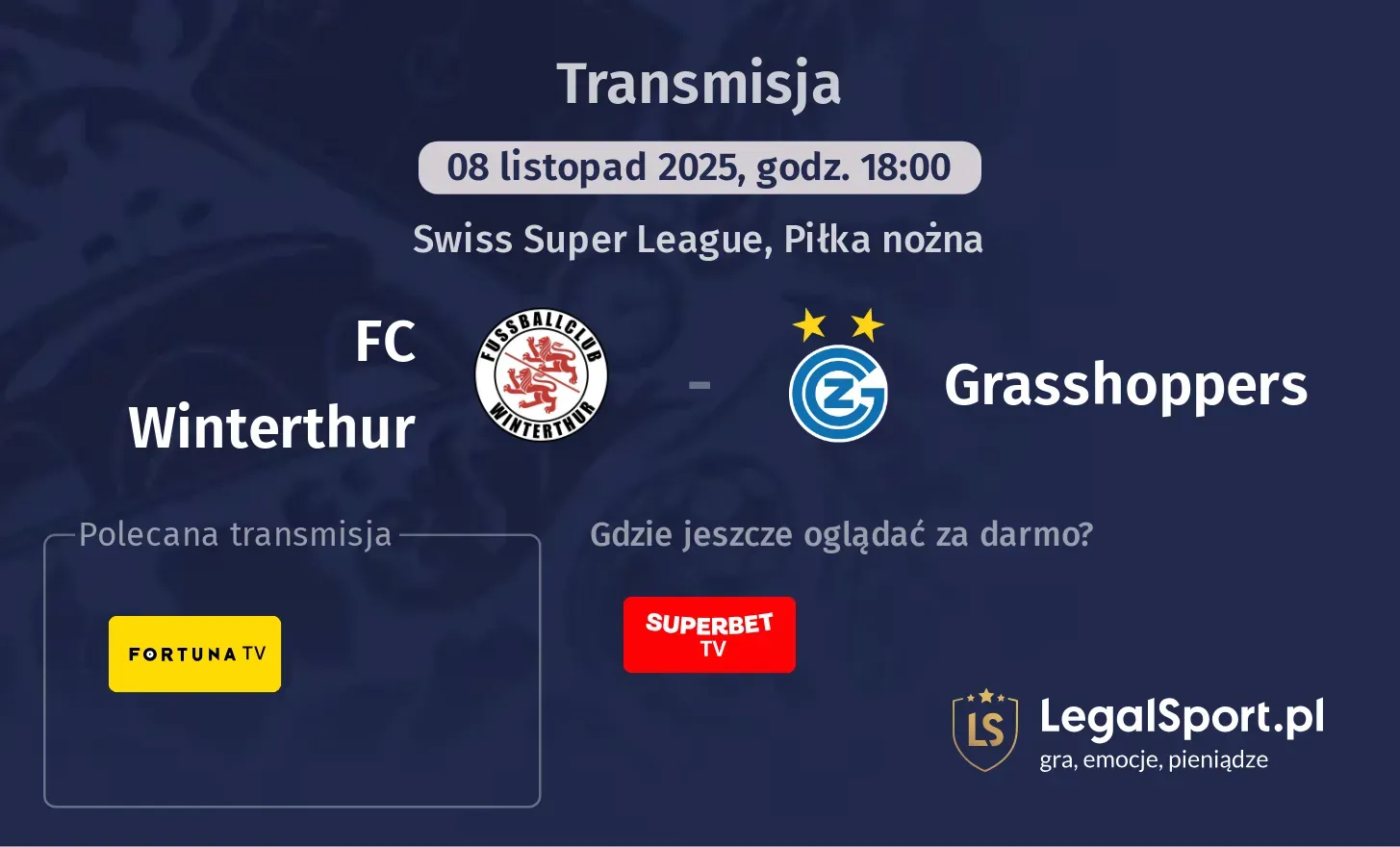 FC Winterthur - Grasshoppers Transmisje