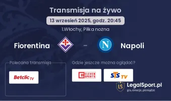 Fiorentina - Napoli gdzie oglądać?