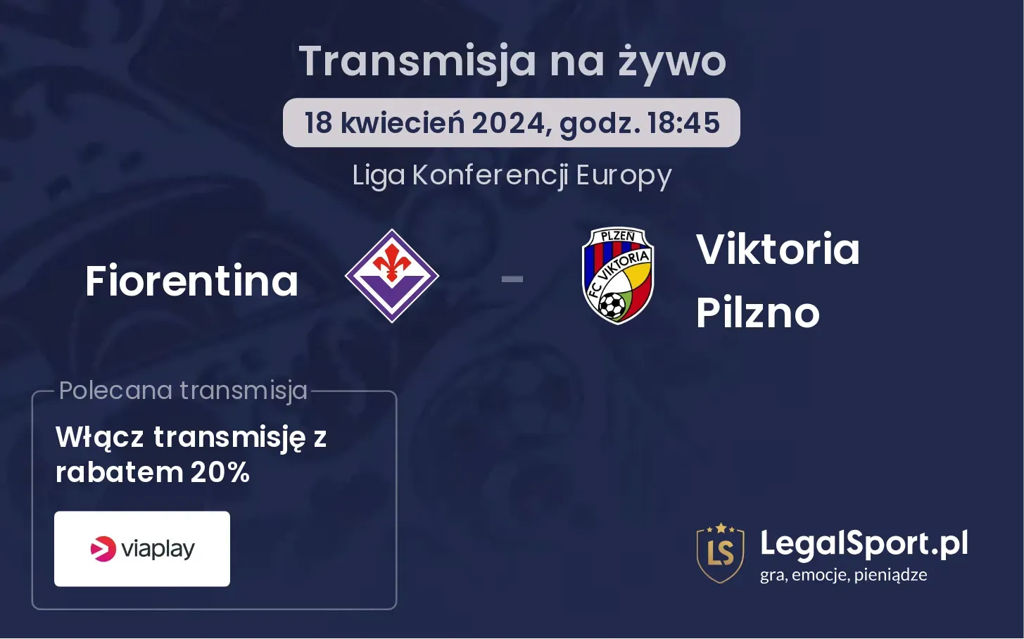 Fiorentina - Viktoria Pilzno transmisja na żywo