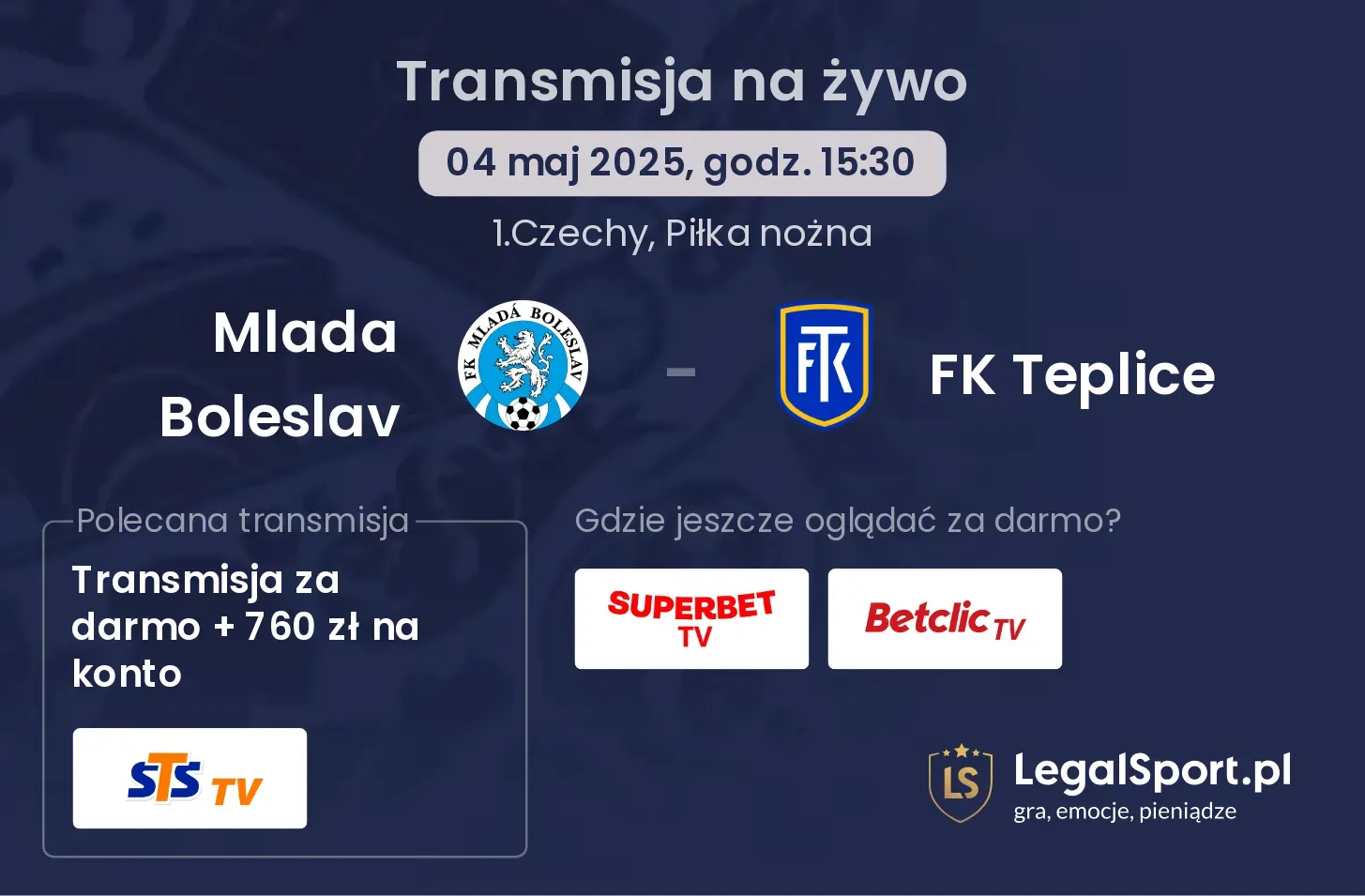 Mlada Boleslav  - FK Teplice gdzie oglądać?