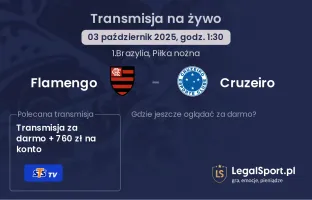 Flamengo - Cruzeiro gdzie oglądać?