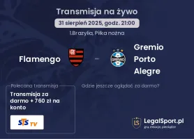 Flamengo - Gremio Porto Alegre gdzie oglądać?
