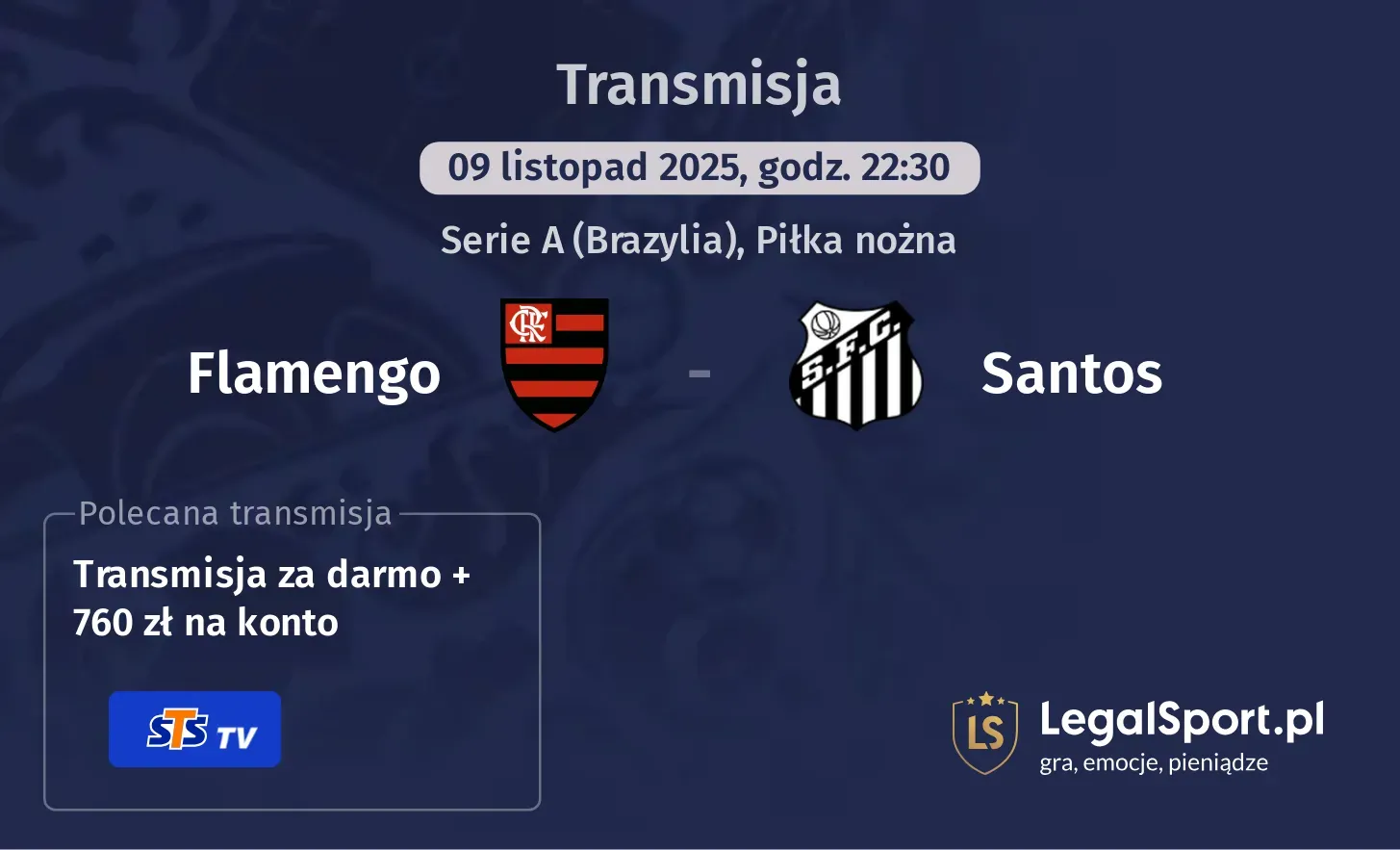 Flamengo - Santos Transmisje