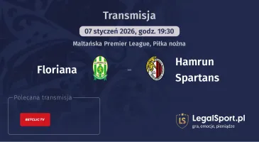 Floriana - Hamrun Spartans gdzie oglądać (07.01.2026)