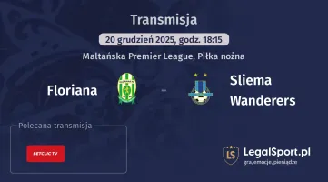 Floriana - Sliema Wanderers gdzie oglądać (20.12.2025)