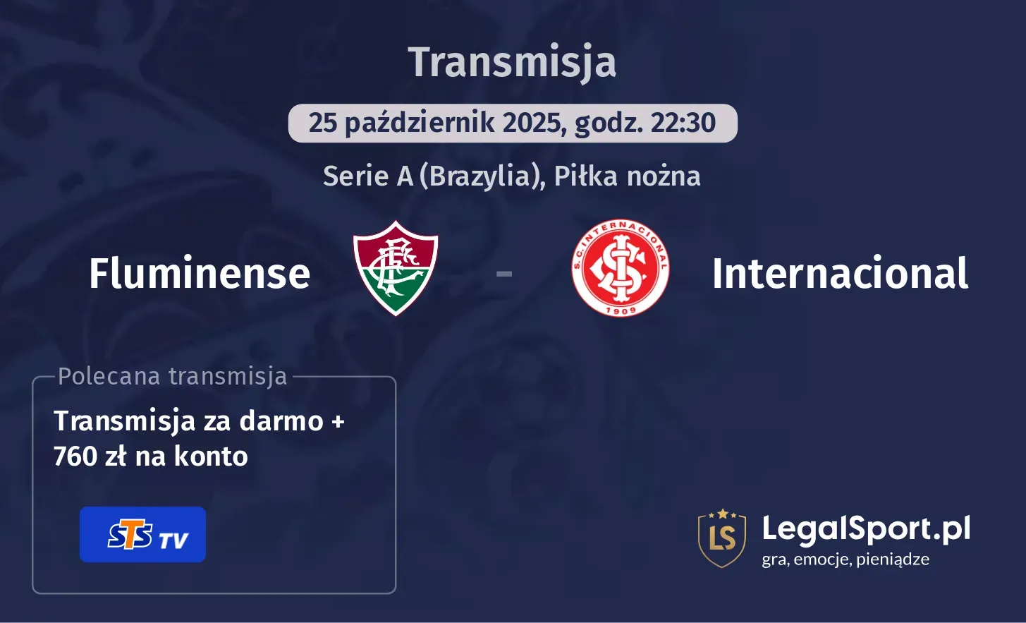 Fluminense - Internacional gdzie oglądać?