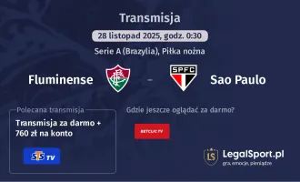 Fluminense - Sao Paulo gdzie oglądać? (28.11)