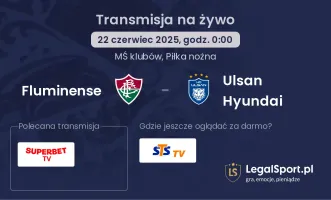 Fluminense - Ulsan Hyundai gdzie oglądać?