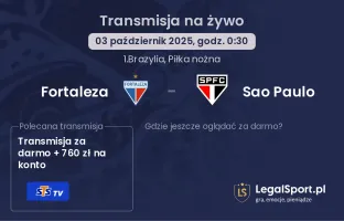 Fortaleza - Sao Paulo gdzie oglądać?