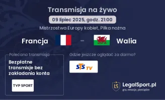 Francja - Walia gdzie oglądać?
