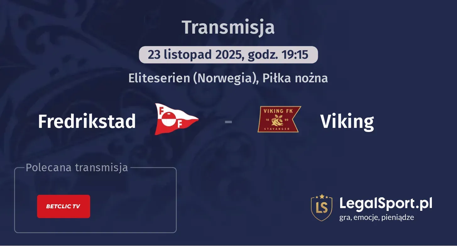 Fredrikstad - Viking Transmisje