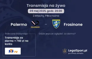 Palermo - Frosinone gdzie oglądać?