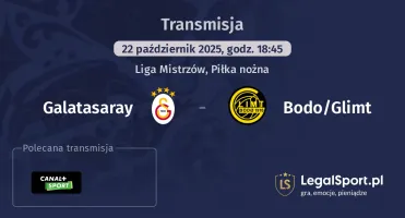 Galatasaray - Bodo/Glimt gdzie oglądać?
