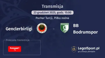 Genclerbirligi - BB Bodrumspor gdzie oglądać? (23.12)
