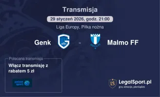 Genk - Malmo FF gdzie oglądać (29.01.2026)