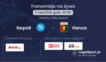 Napoli - Genoa gdzie oglądać?