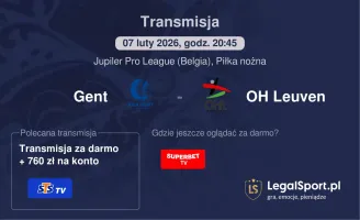 Gent - OH Leuven gdzie oglądać? (07.02)