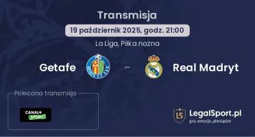 Getafe - Real Madryt gdzie oglądać?