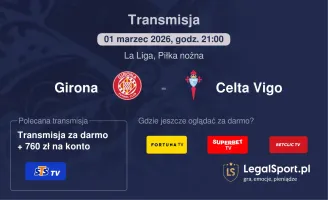 Girona - Celta Vigo gdzie oglądać? (01.03)