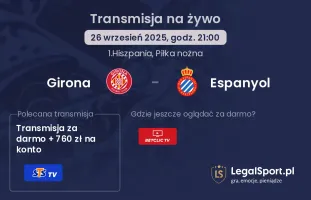 Girona - Espanyol gdzie oglądać?