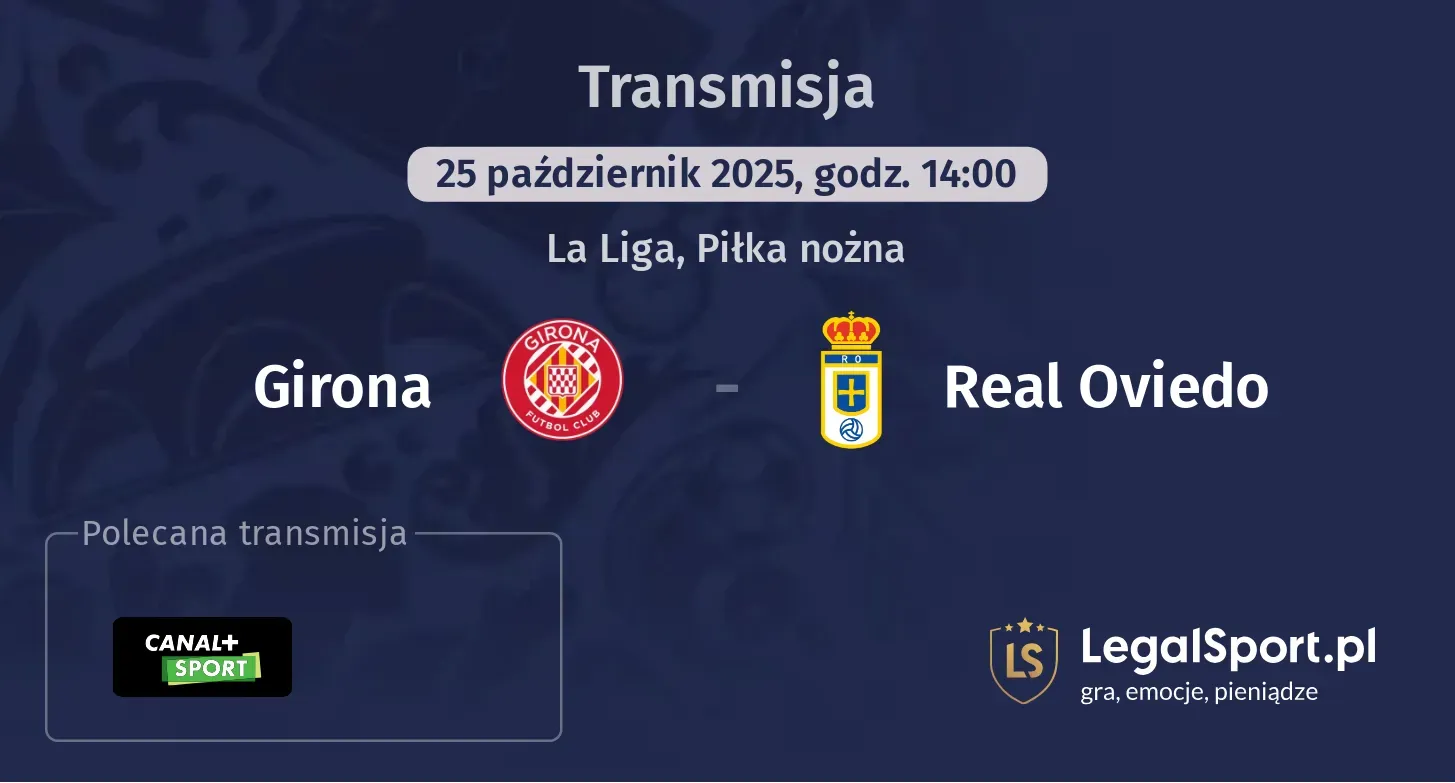Girona - Real Oviedo Transmisje