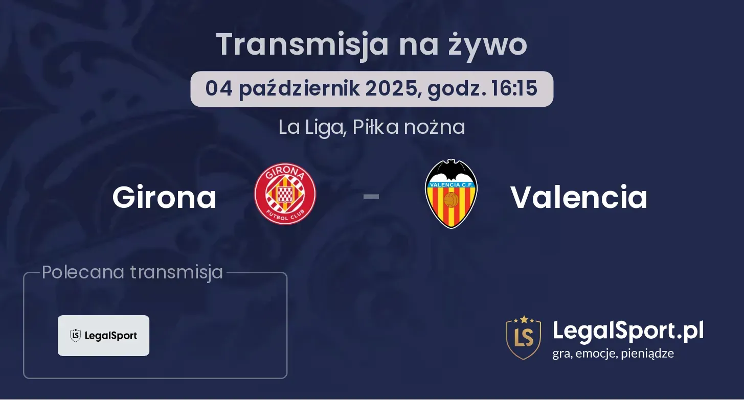 Girona - Valencia gdzie oglądać?