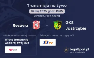 Resovia - GKS Jastrzębie gdzie oglądać?