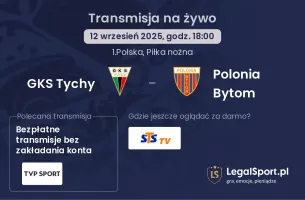 GKS Tychy - Polonia Bytom gdzie oglądać?