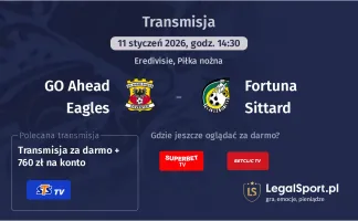 GO Ahead Eagles - Fortuna Sittard gdzie oglądać? (11.01)