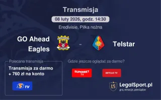 GO Ahead Eagles - Telstar gdzie oglądać? (08.02)
