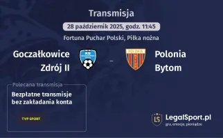 Goczałkowice Zdrój II - Polonia Bytom gdzie oglądać?