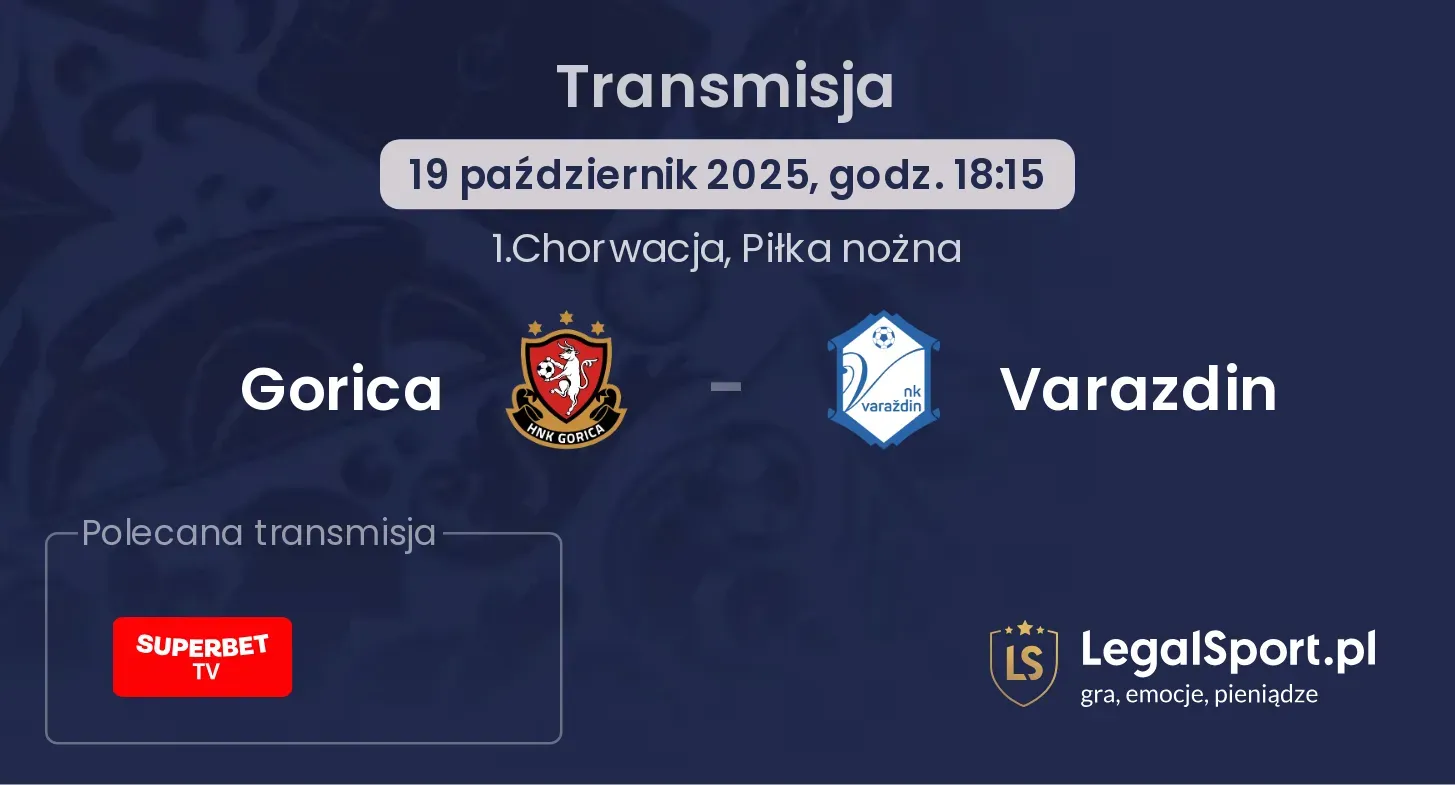 Gorica - Varazdin Transmisje