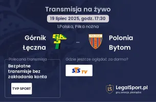 Górnik Łęczna - Polonia Bytom gdzie oglądać?