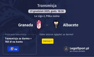 Granada - Albacete gdzie oglądać? (21.12)