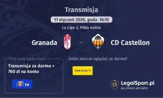Granada - CD Castellon gdzie oglądać? (11.01)