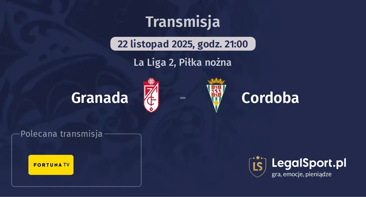 Granada - Cordoba Transmisje