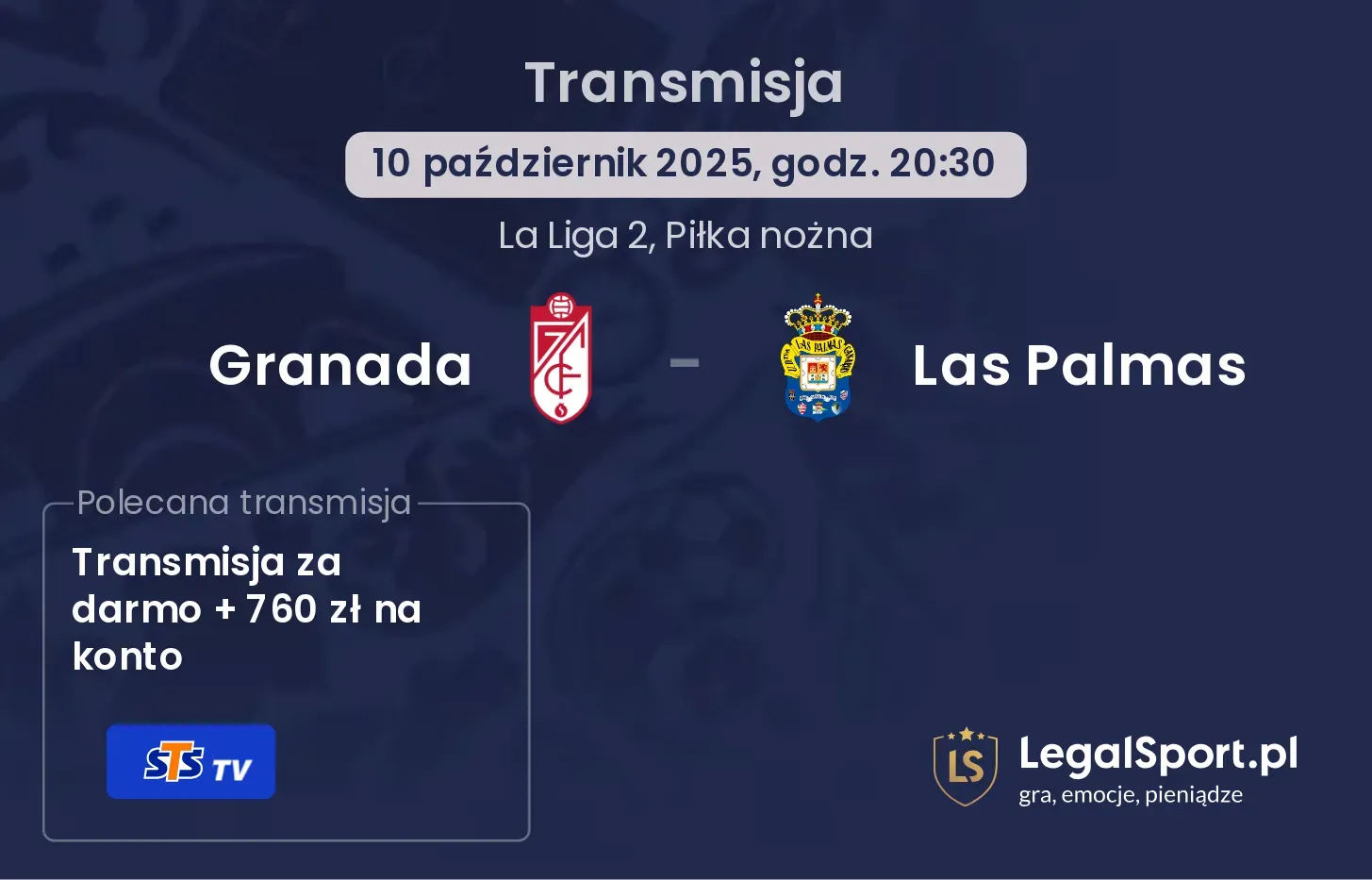 Granada - Las Palmas gdzie oglądać?