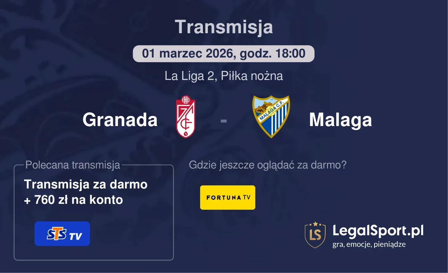 Granada - Malaga Transmisje