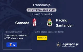 Granada - Racing Santander gdzie oglądać? (01.02)