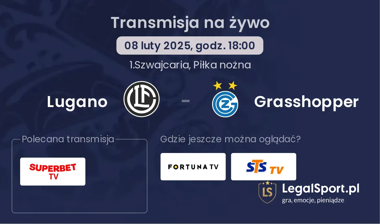 Lugano - Grasshopper gdzie oglądać?