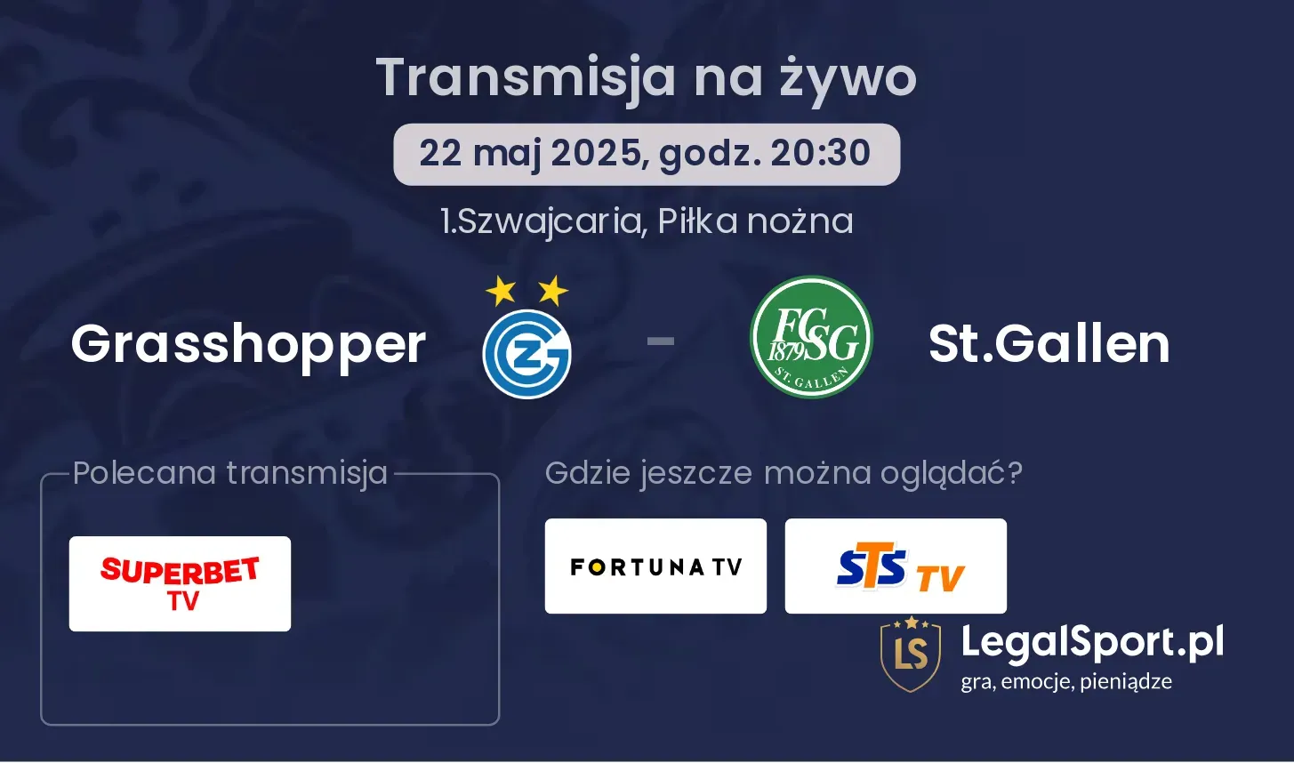 Grasshopper - St.Gallen gdzie oglądać?