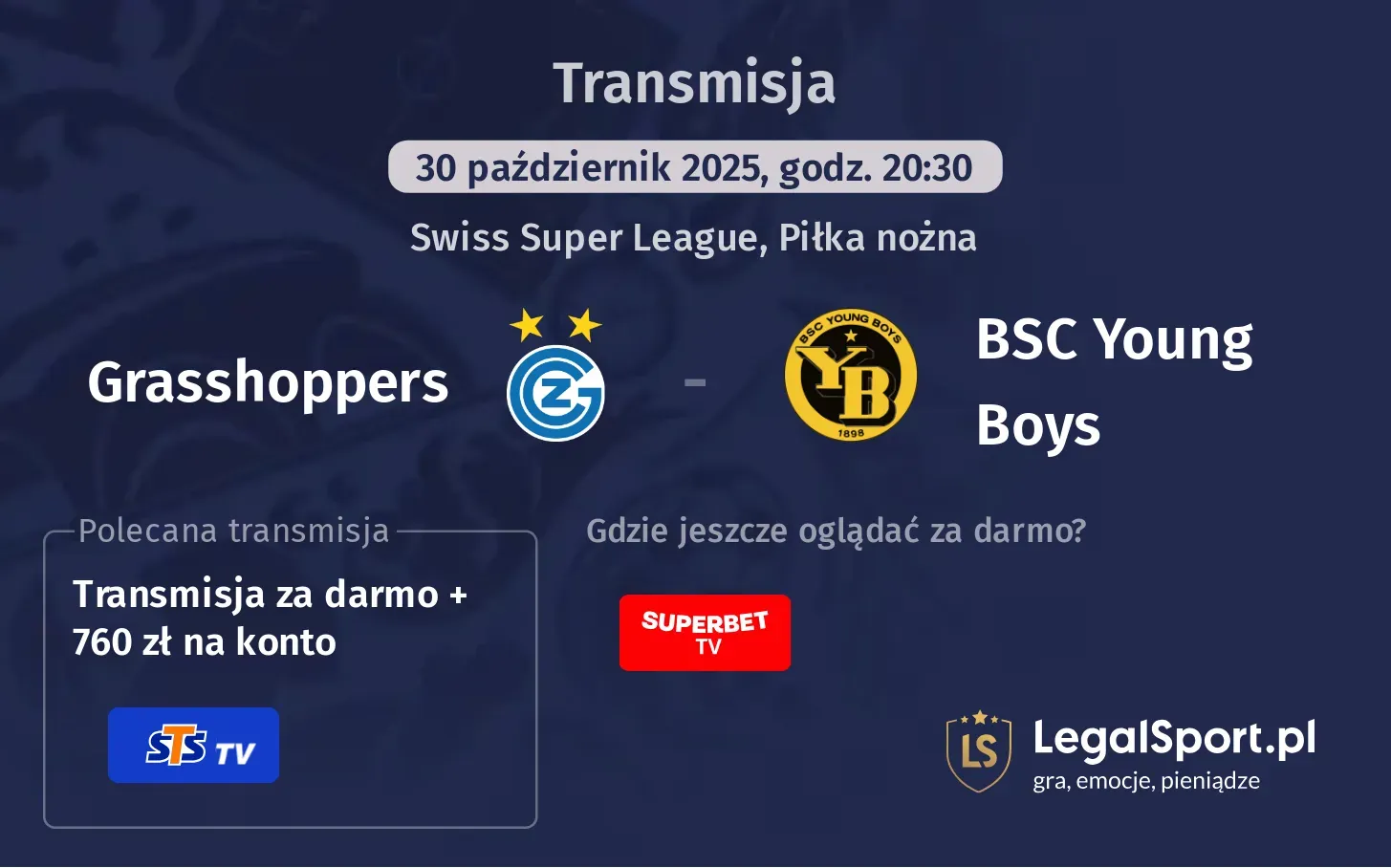 Grasshoppers - BSC Young Boys gdzie oglądać?