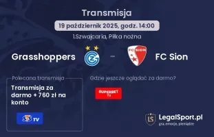 Grasshoppers - FC Sion gdzie oglądać?