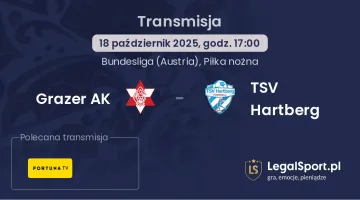 Grazer AK - TSV Hartberg gdzie oglądać?